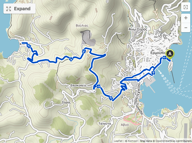 Cyclades | Syros | Ermoupoli to Kini & return